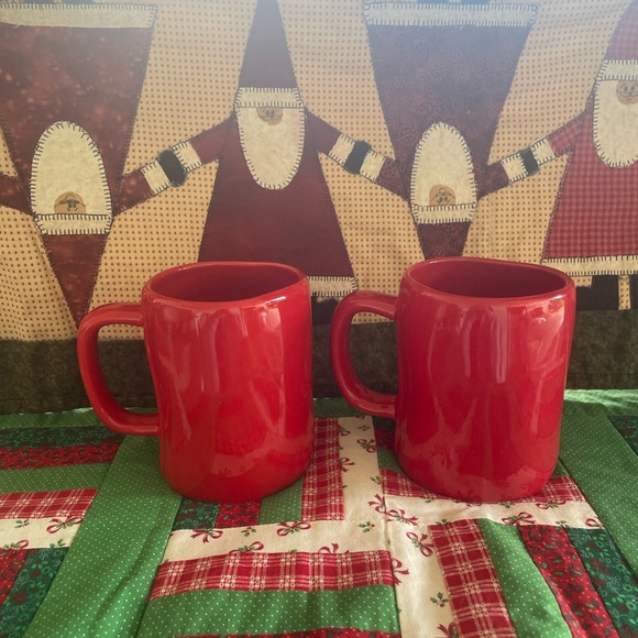 Rae Dunn Christmas mug set of 2 bah hum bug - Picture 2 of 4